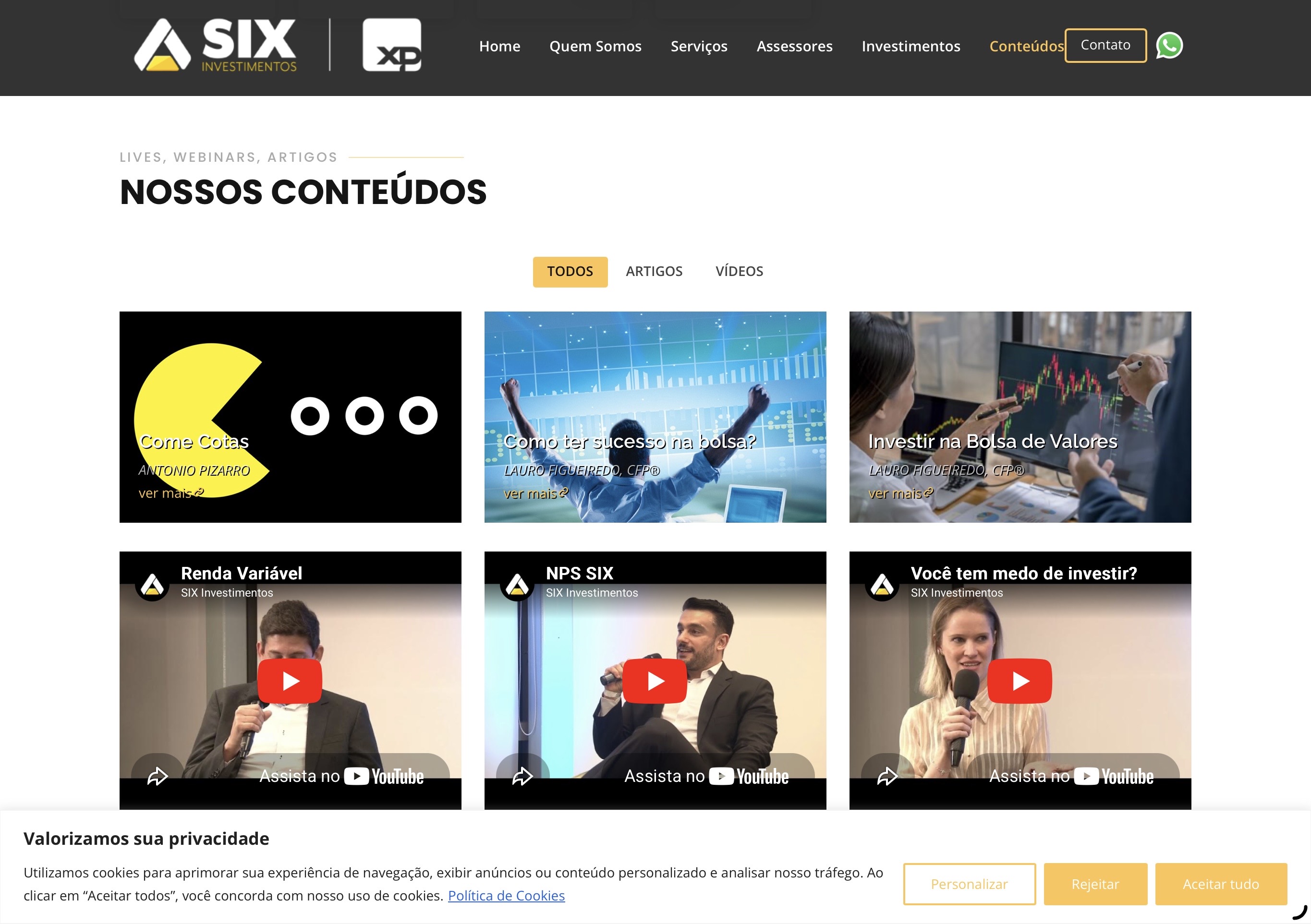 six investimentos