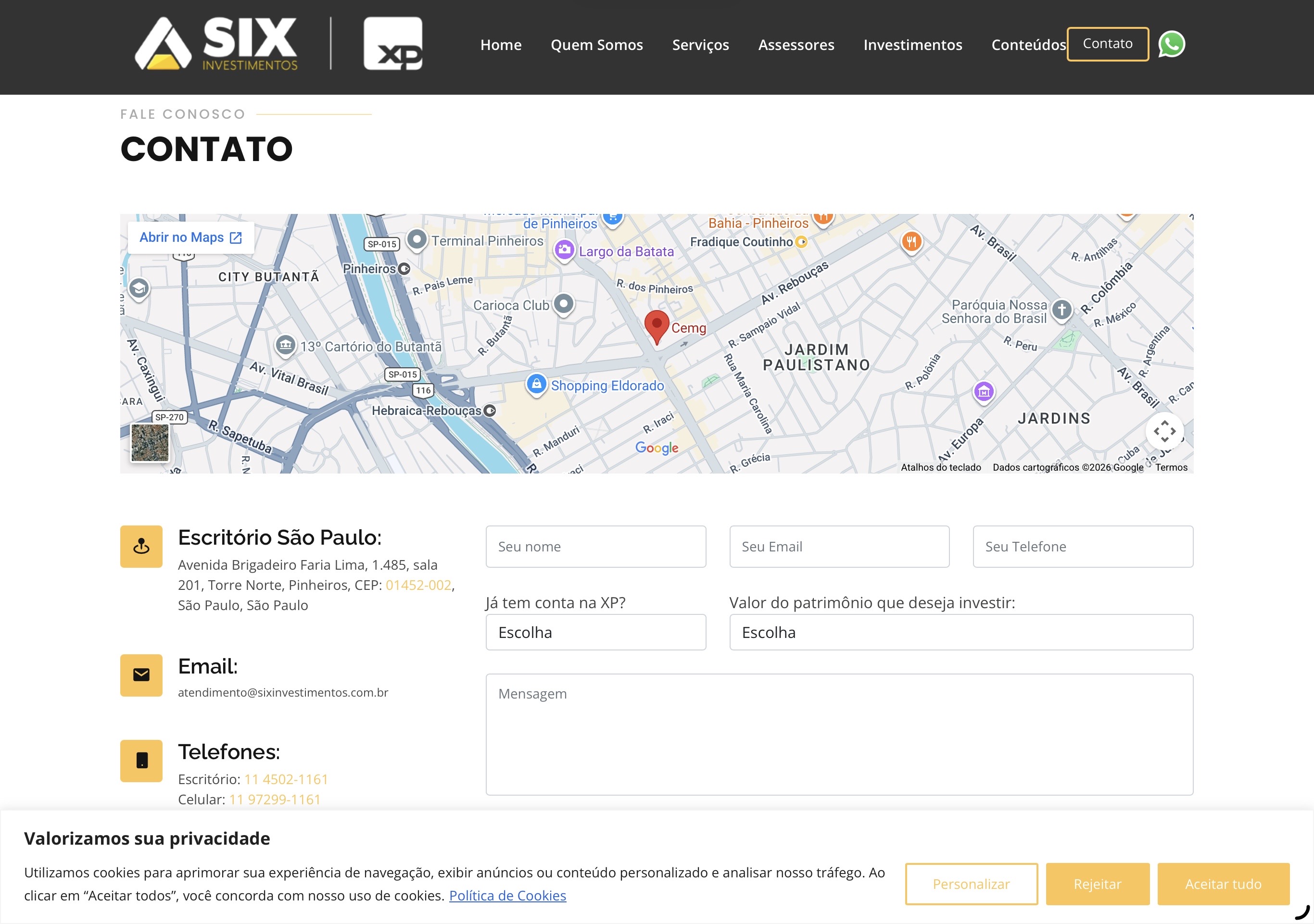 six investimentos